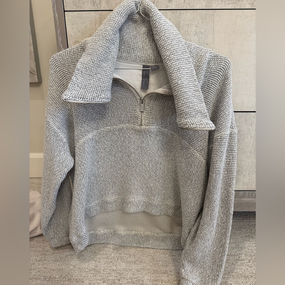 Sweaty Betty high/low sweater